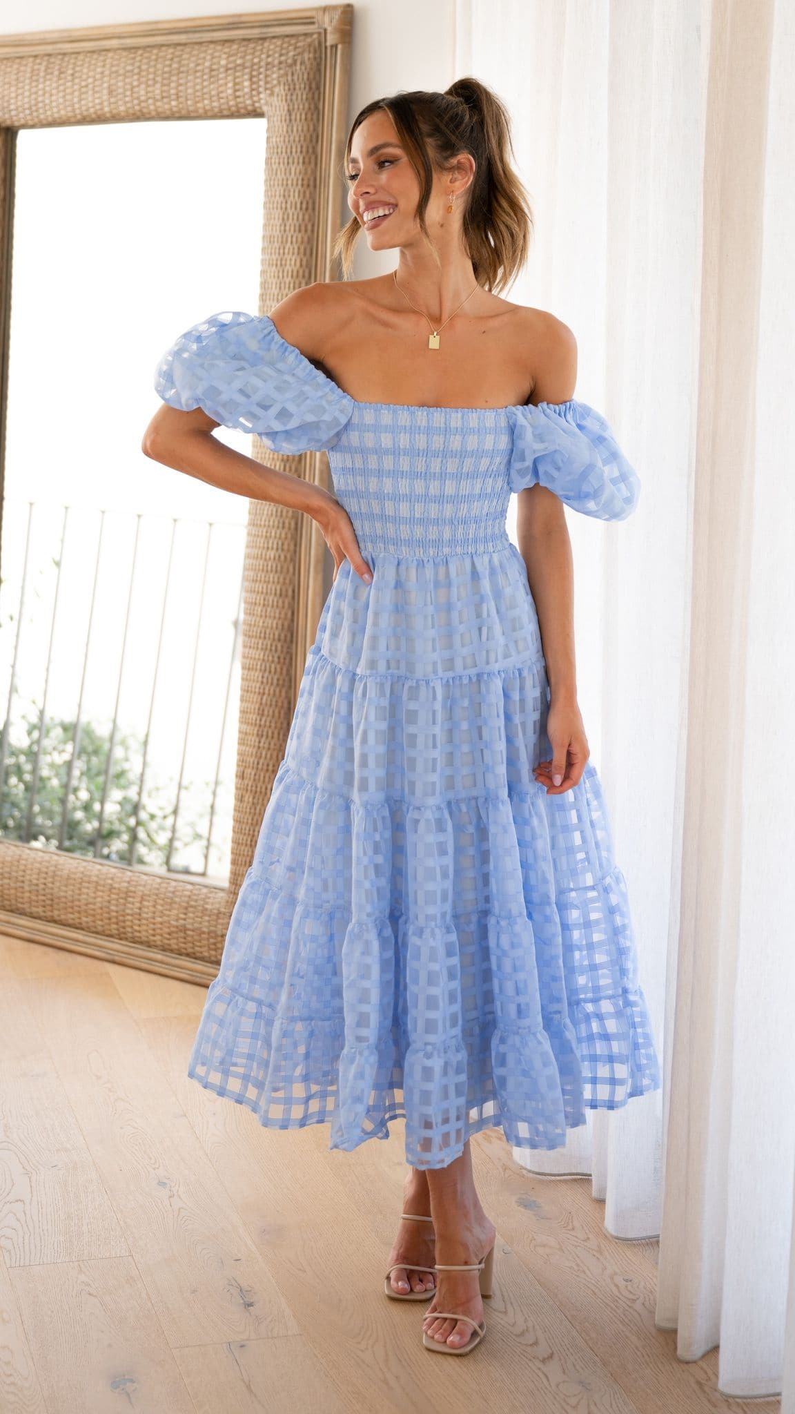 Deemi Maxi Dress - Blue - Buy Women's Dresses - Billy J