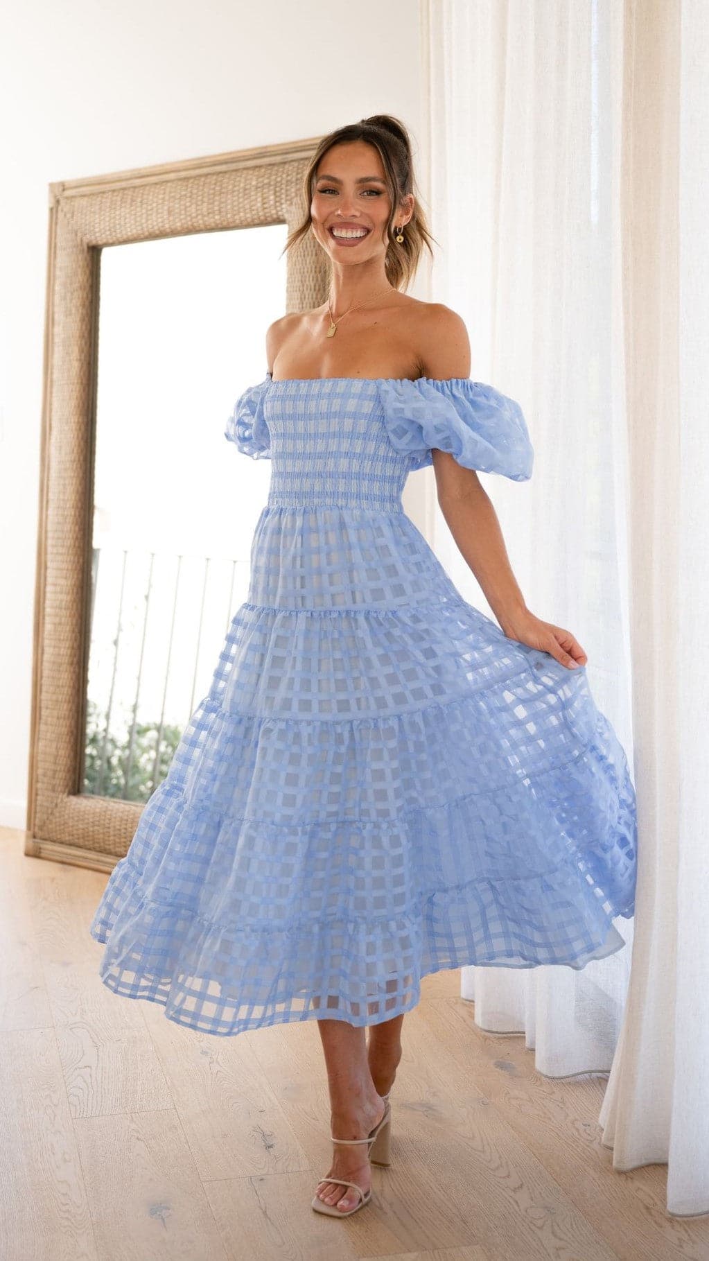 Deemi Maxi Dress - Blue