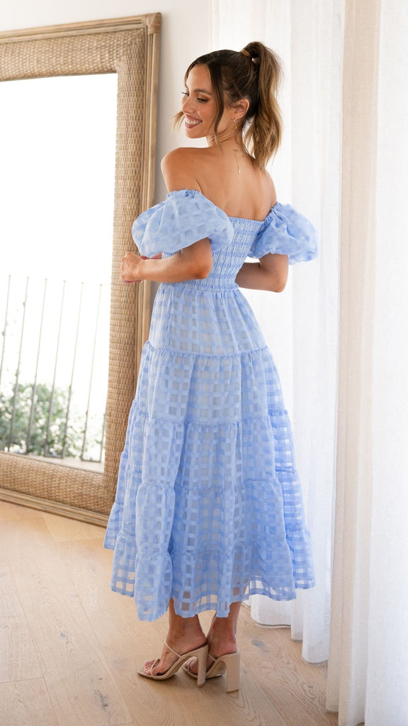Deemi Maxi Dress - Blue
