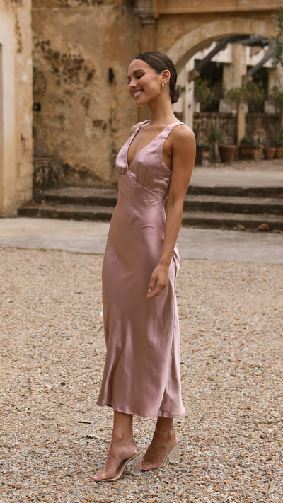 Load image into Gallery viewer, Sammie Maxi Dress - Dusty Pink
