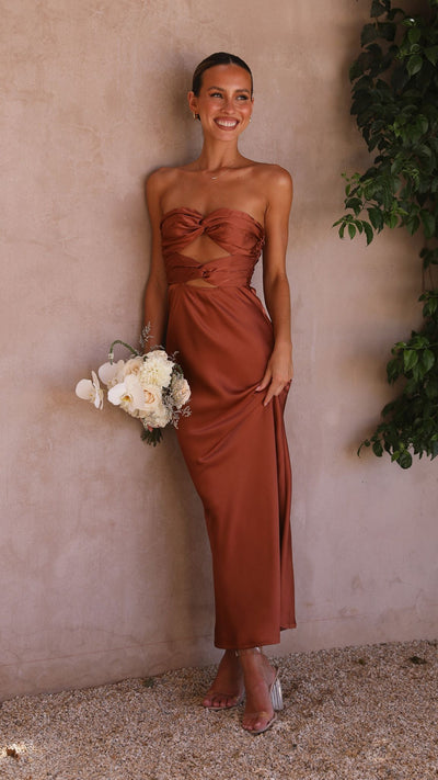 Load image into Gallery viewer, Izy Maxi Dress - Copper

