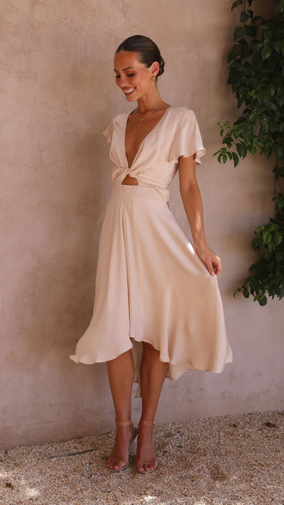 Load image into Gallery viewer, Sunny Daze Dress - Champagne
