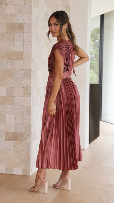 Load image into Gallery viewer, Gina Maxi Dress - Chocolate
