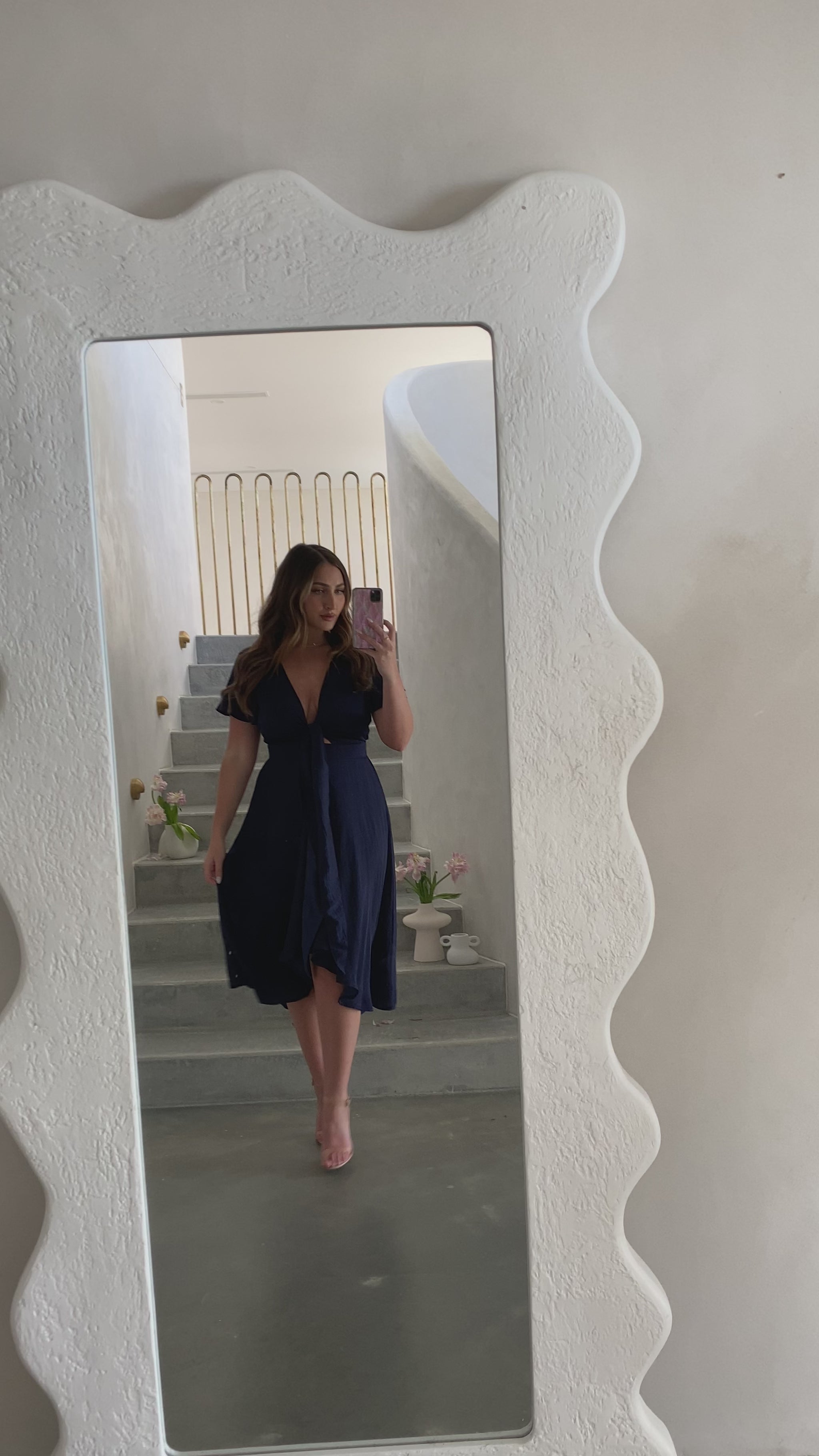 Sunny Daze Dress - Navy - Billy J