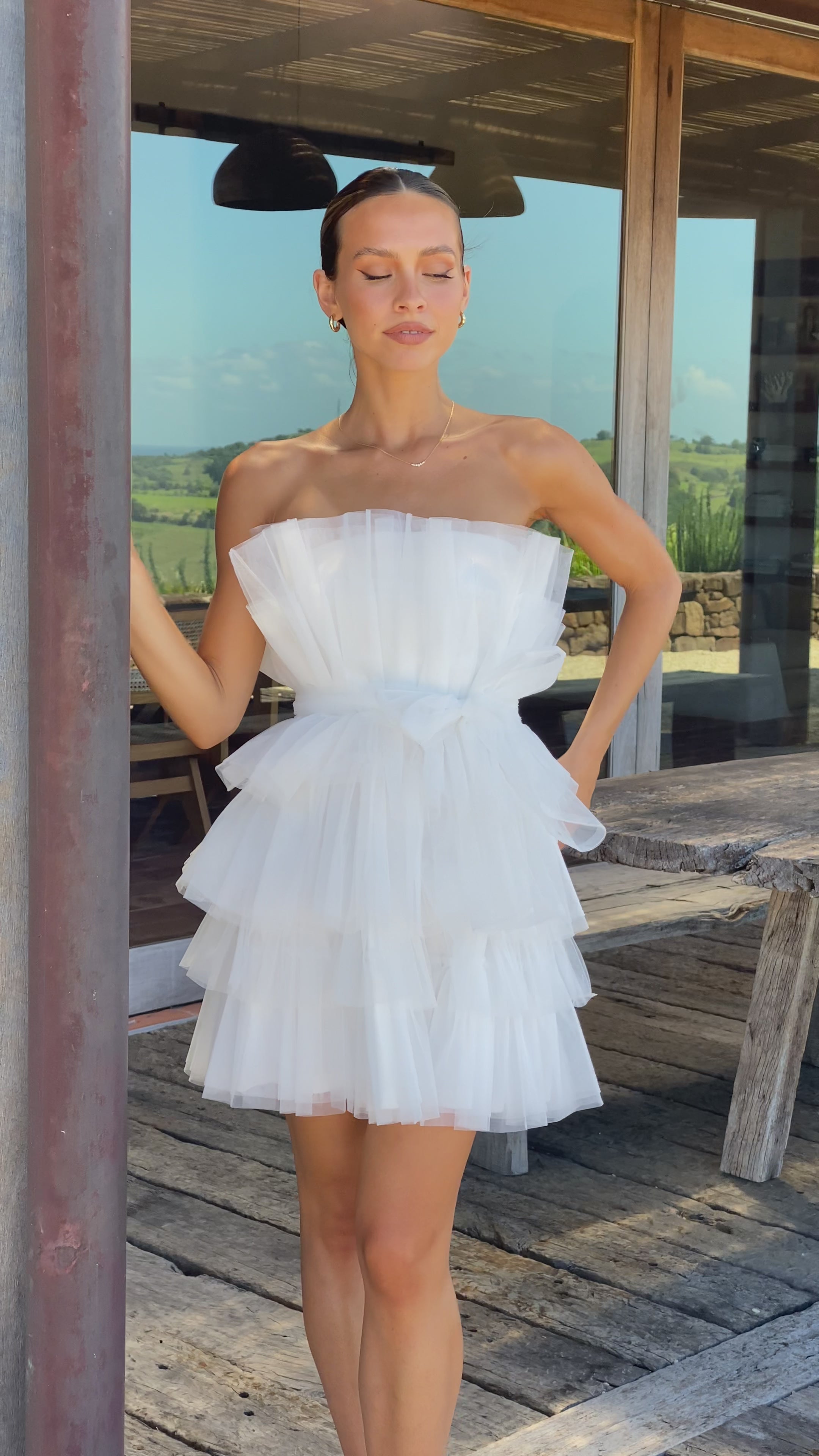 Carrie Mini Dress - White