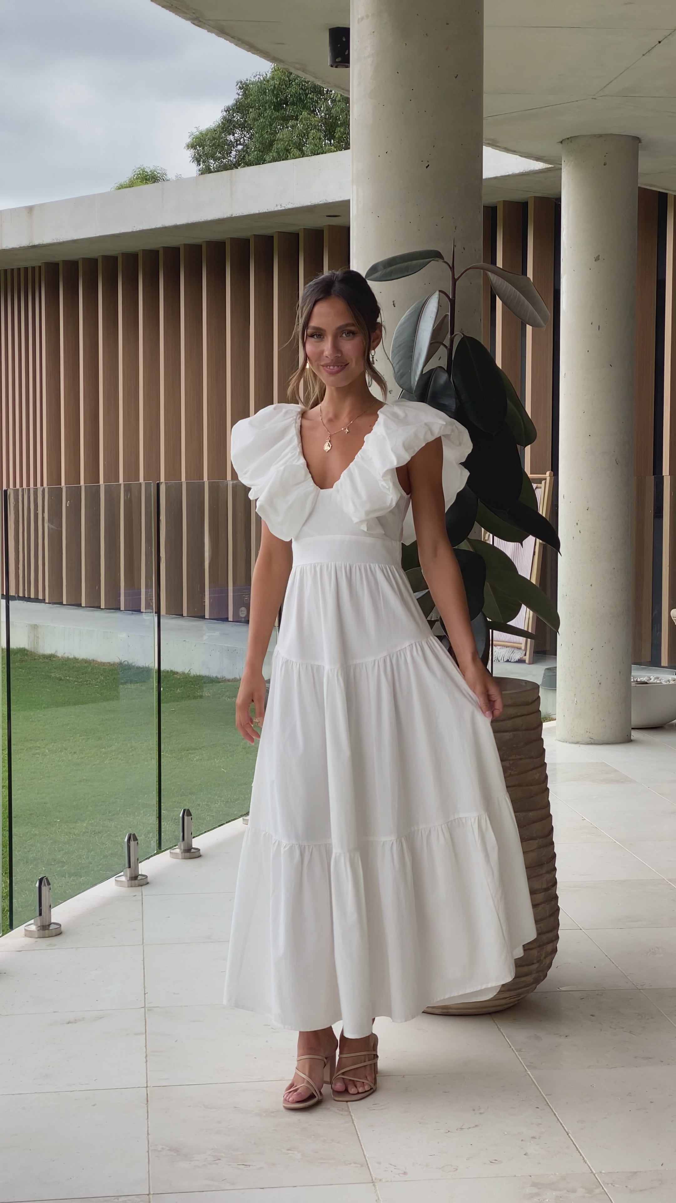 Emma Maxi Dress - White