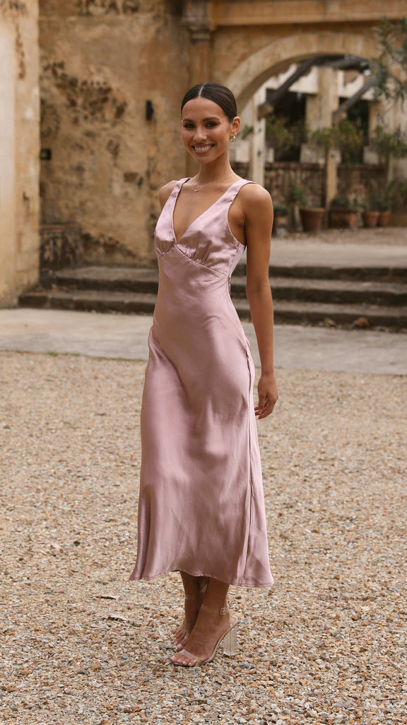 Sammie Maxi Dress - Dusty Pink