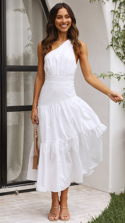 Load image into Gallery viewer, Jayma Maxi Dress - White - Billy J
