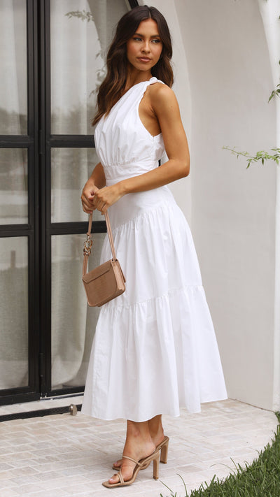 Load image into Gallery viewer, Jayma Maxi Dress - White
