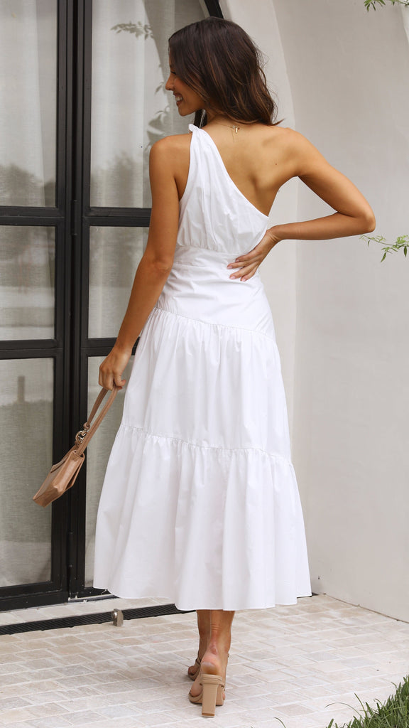 Jayma Maxi Dress - White - Billy J