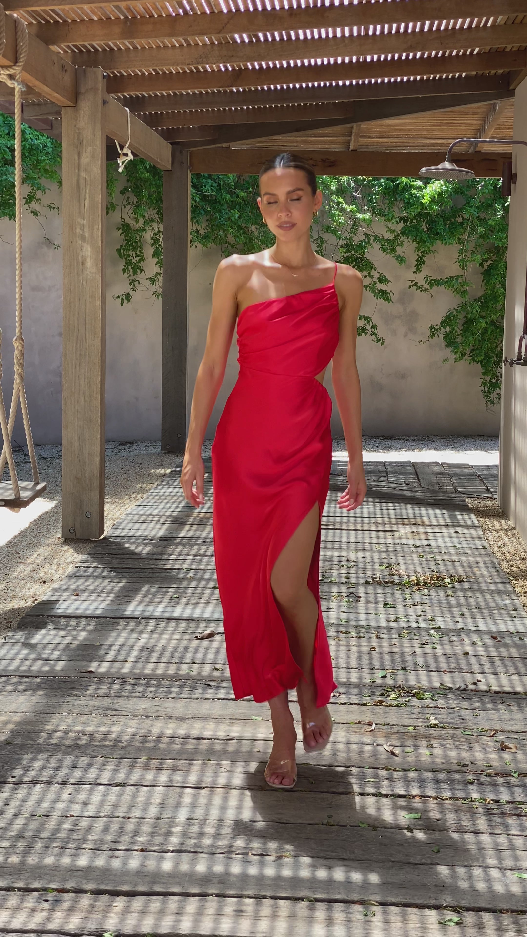 Nyla Maxi Dress - Red