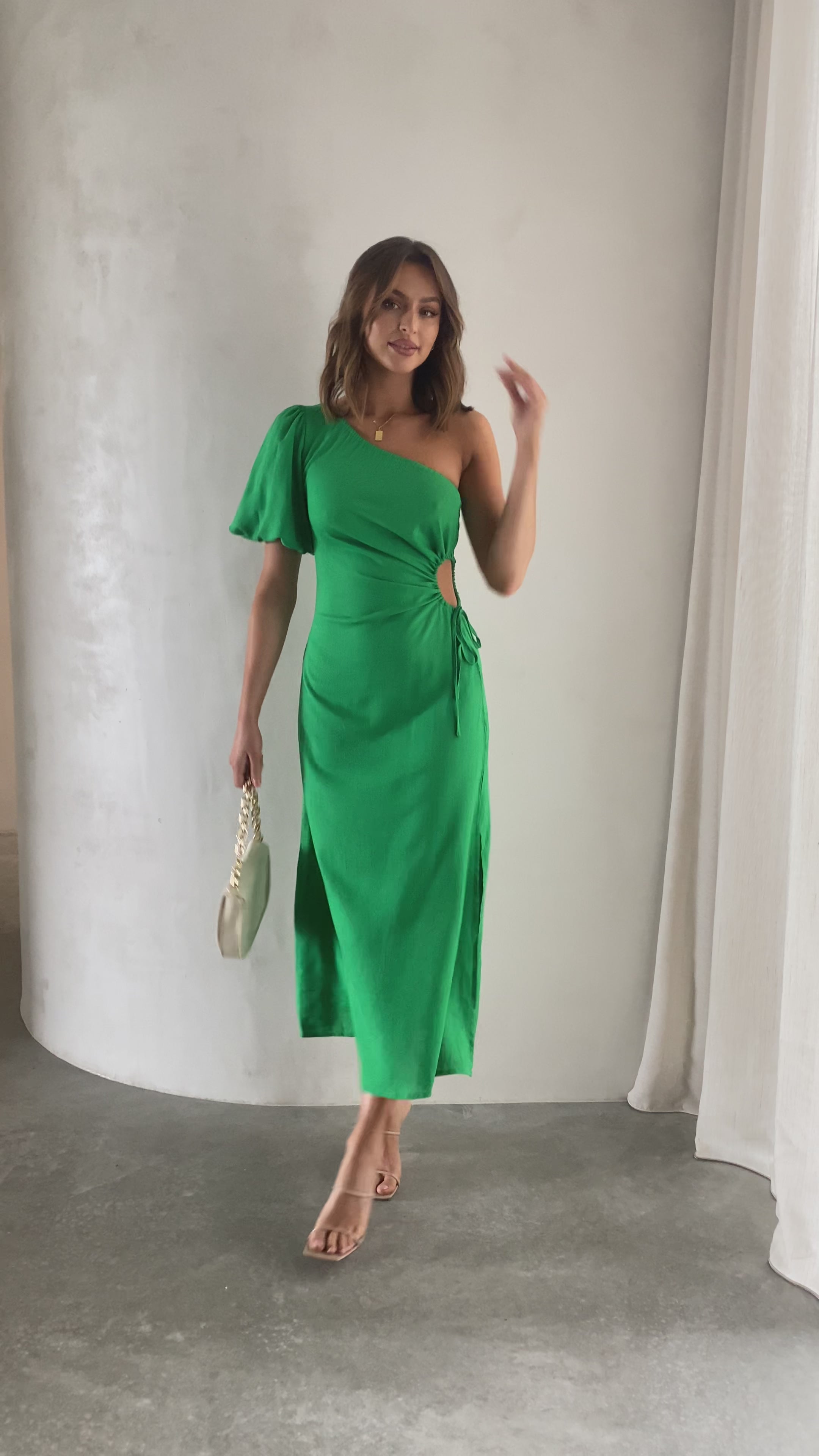 Suzie Midi Dress - Green