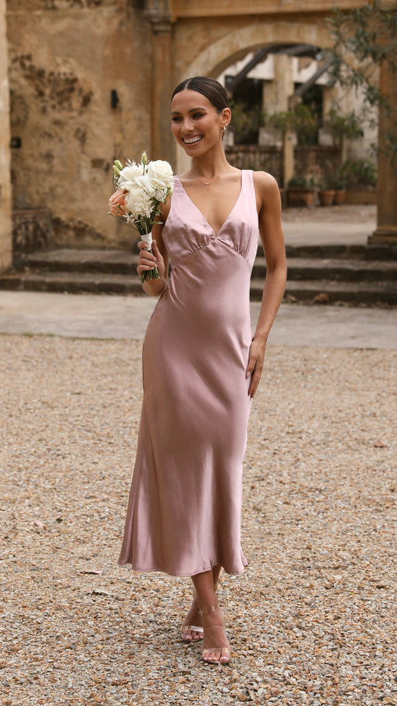 Sammie Maxi Dress - Dusty Pink