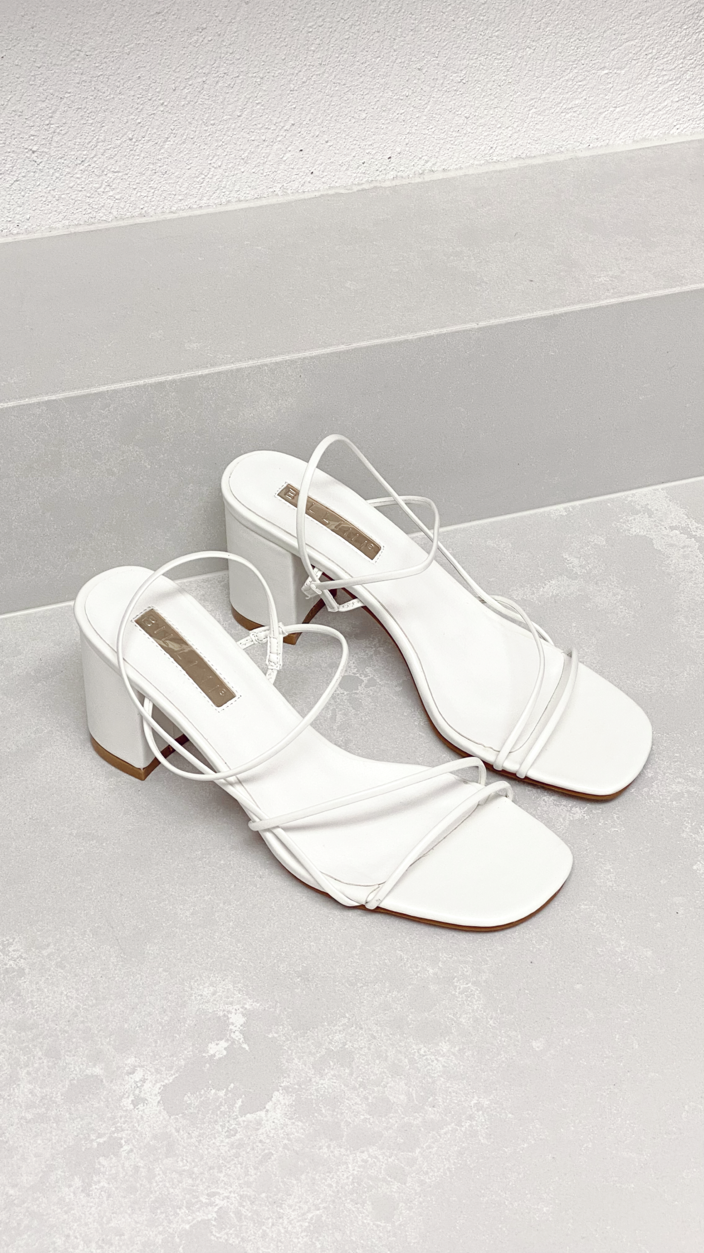 Yachi Heels - White