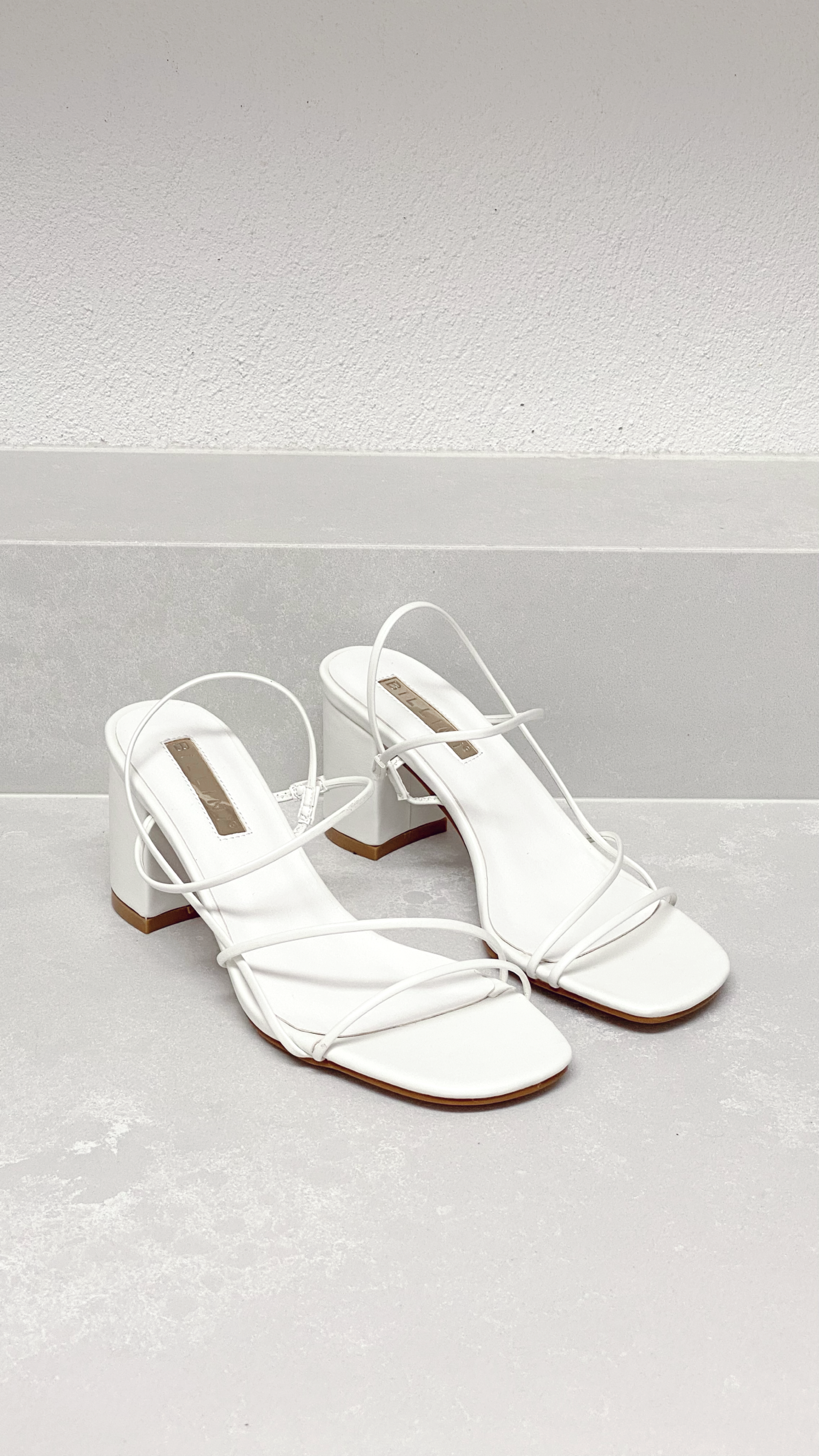 Yachi Heels - White - Billy J