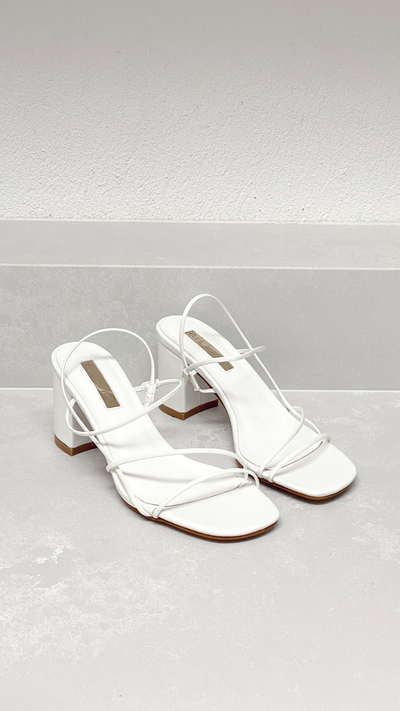 Load image into Gallery viewer, Yachi Heels - White - Billy J
