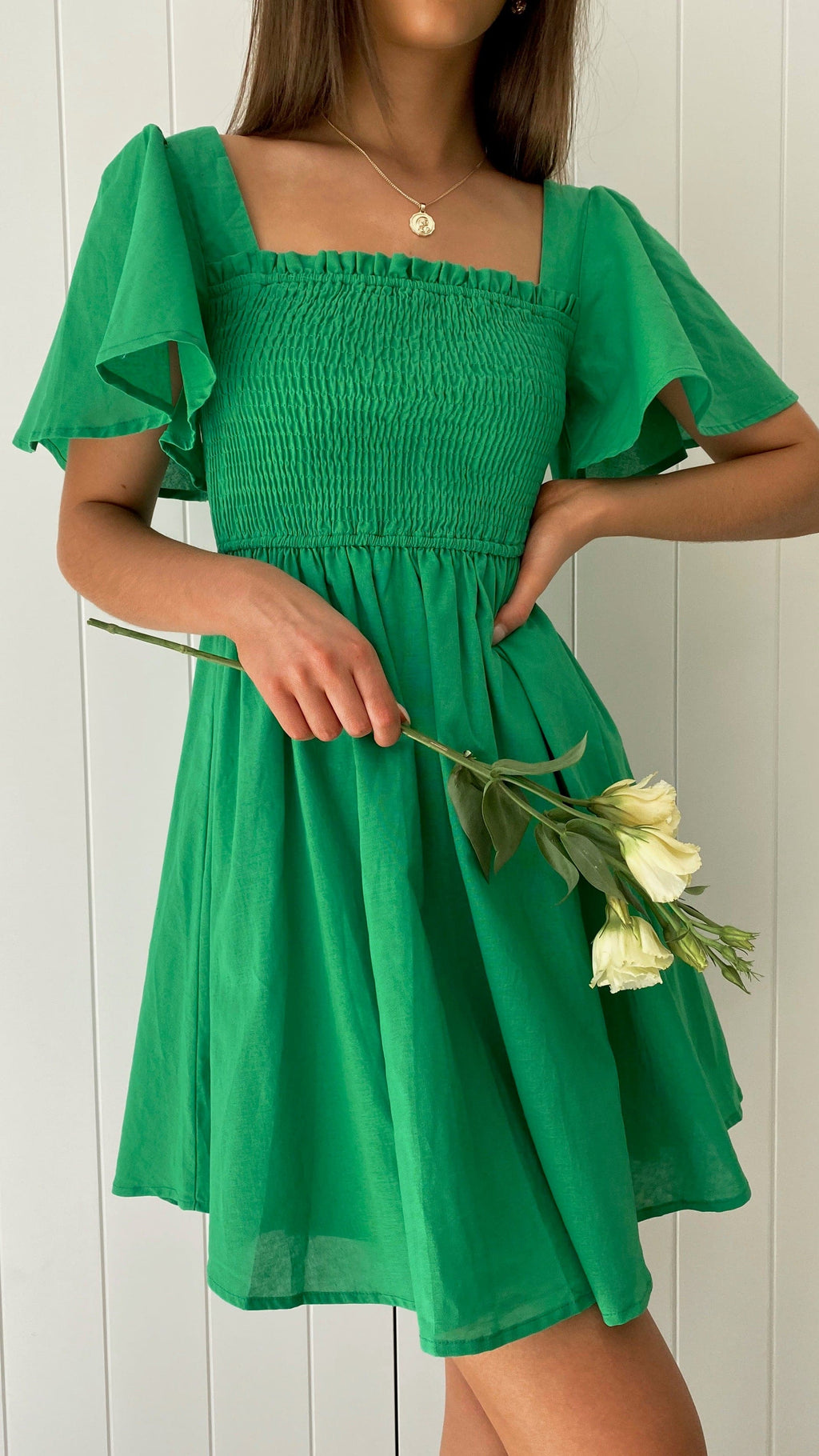 Molly Mini Dress - Green