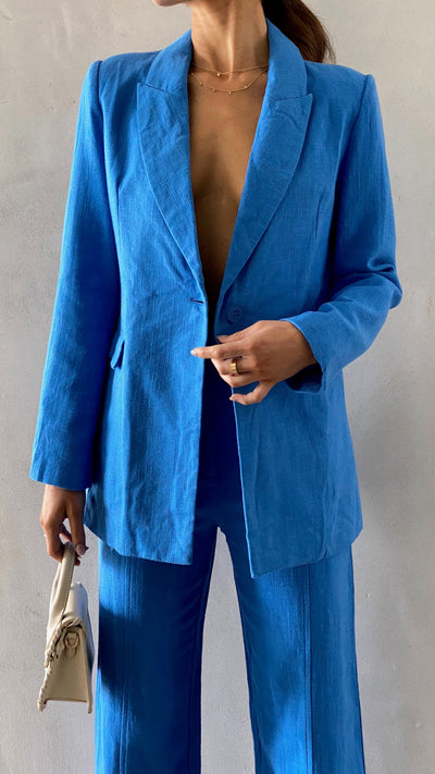 Load image into Gallery viewer, Elaini Blazer - Blue - Billy J
