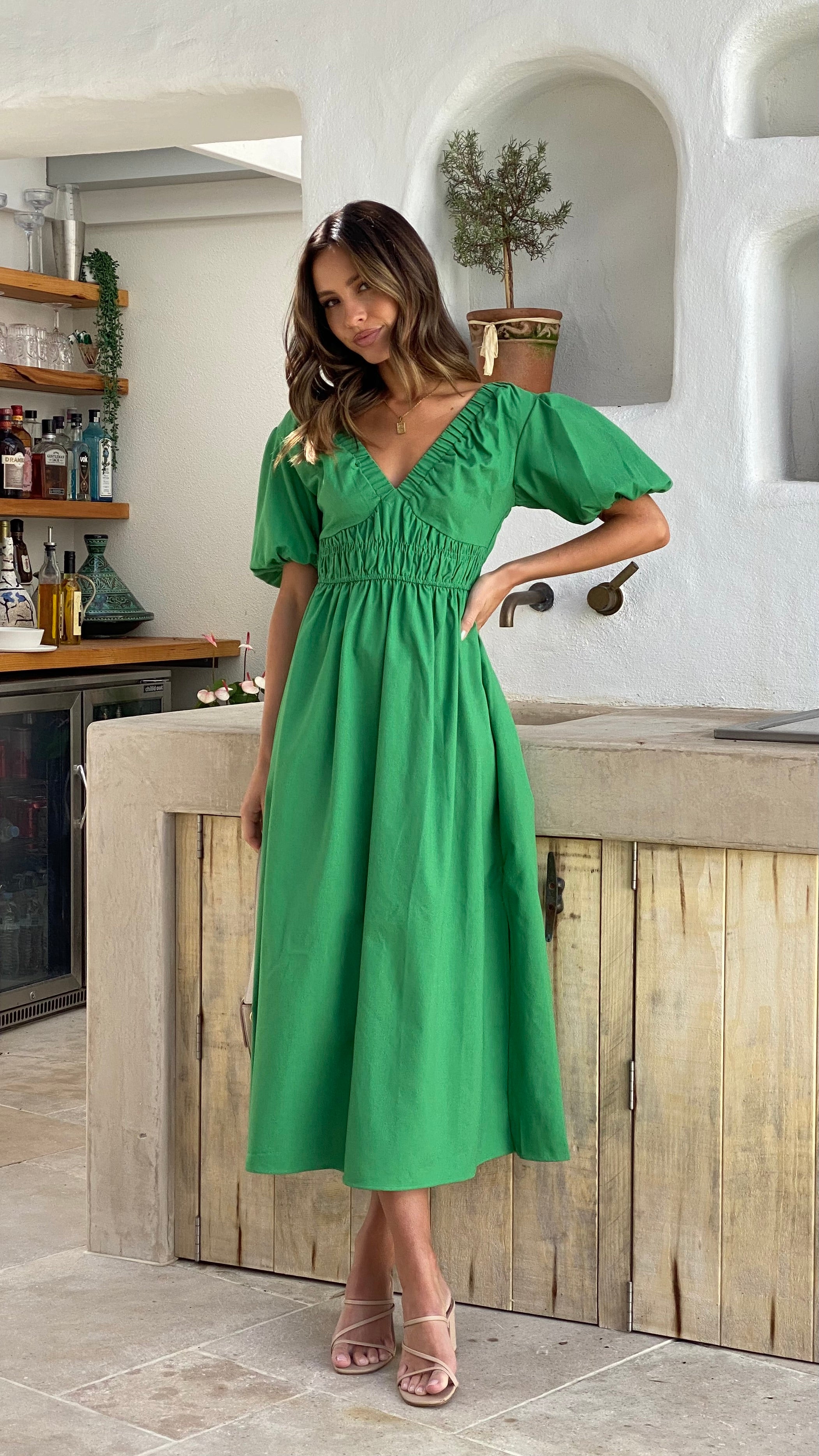 Fiore Maxi Dress - Green