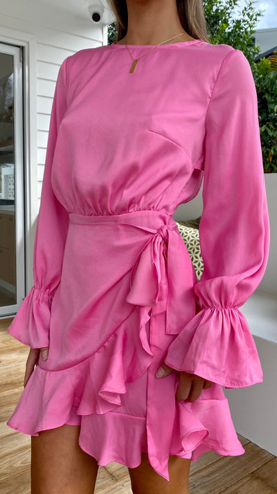 Load image into Gallery viewer, Geneva Dress - Hot Pink

