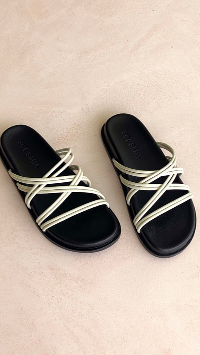 Load image into Gallery viewer, Sol Sana St Tropez Footbed - Off White - Billy J
