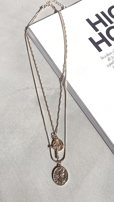 Load image into Gallery viewer, Cordalia Necklace - Gold
