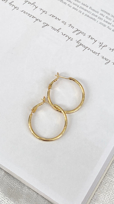 Load image into Gallery viewer, Leni Hoops - Gold
