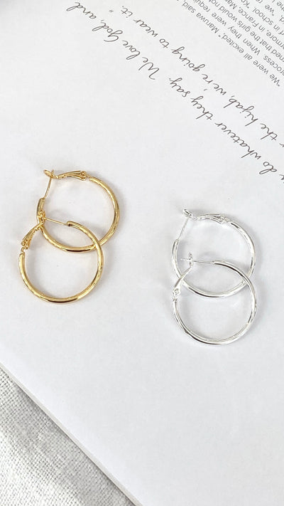 Load image into Gallery viewer, Leni Hoops - Gold
