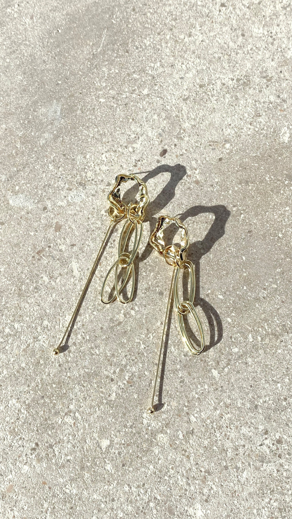 Trinity Earrings - Gold