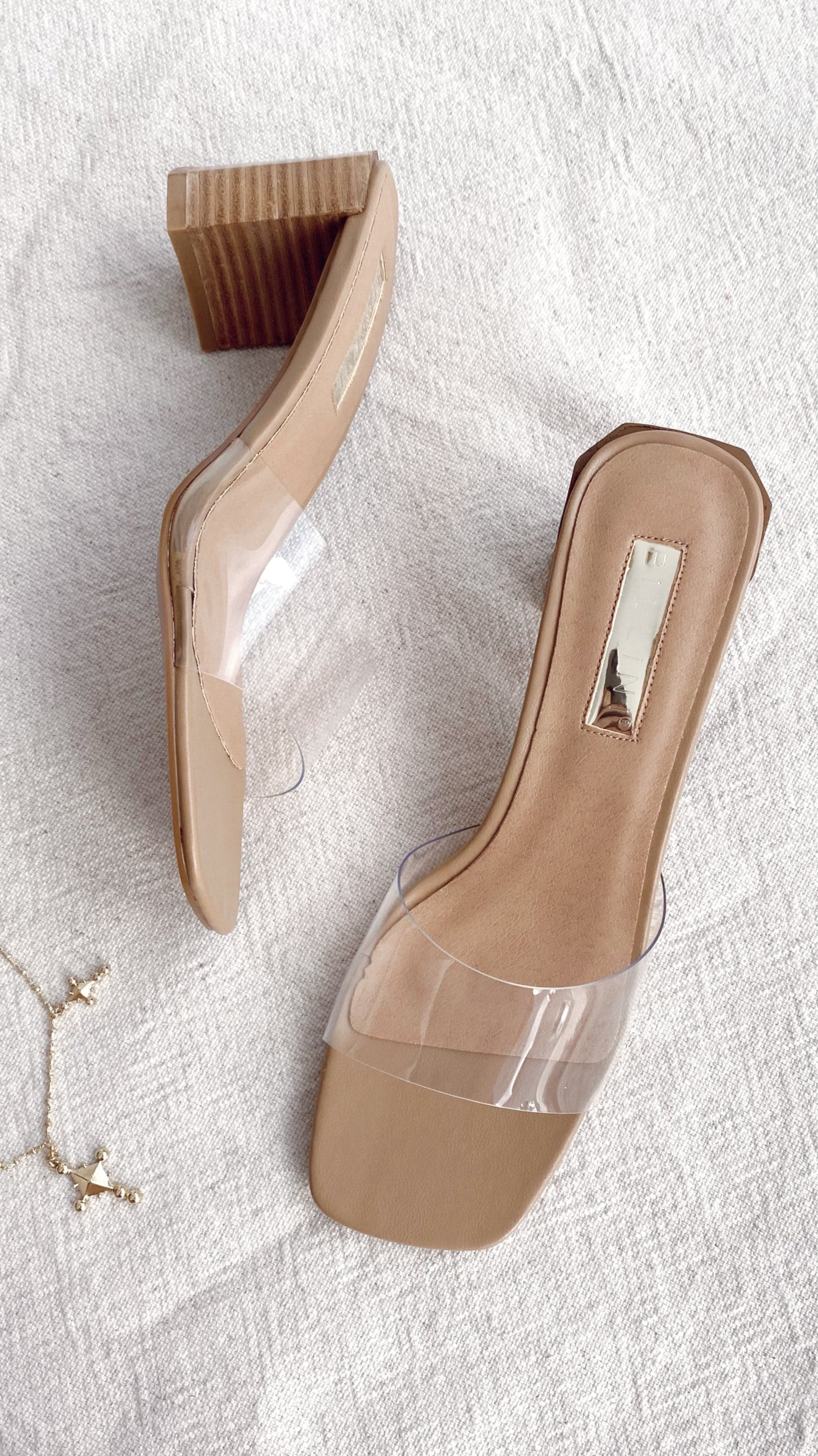 Lucy Heel - Clay/Clear