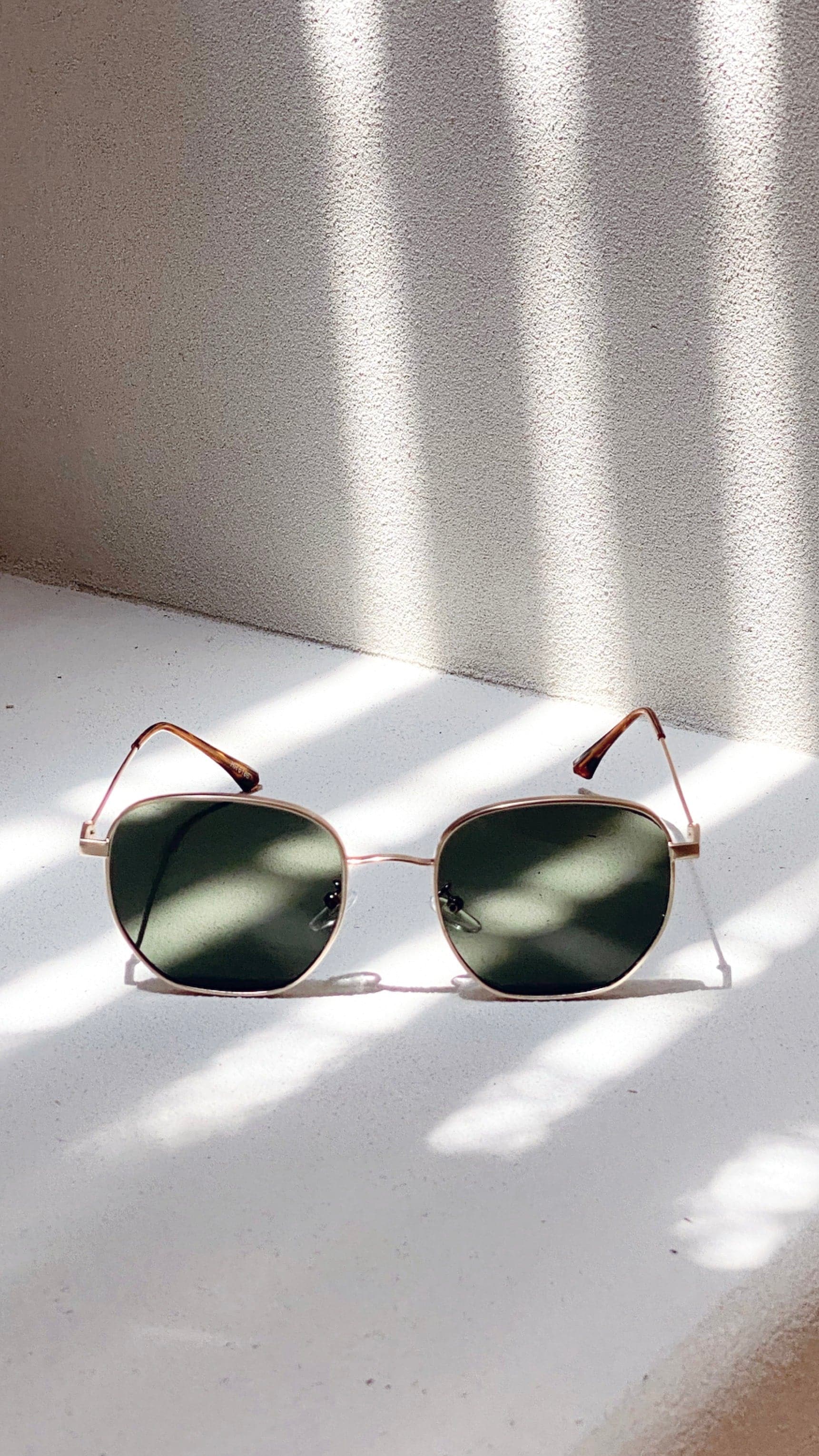 Karmen Sunglasses - Moss/Gold