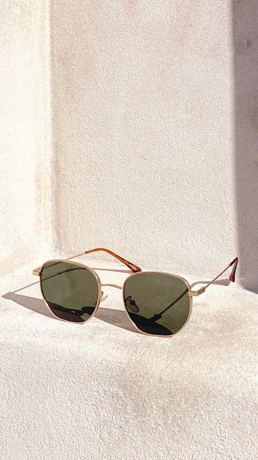 Karmen Sunglasses - Moss/Gold