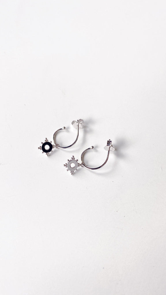Pia Earrings - Silver