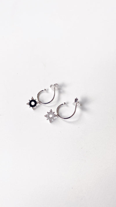 Load image into Gallery viewer, Pia Earrings - Silver
