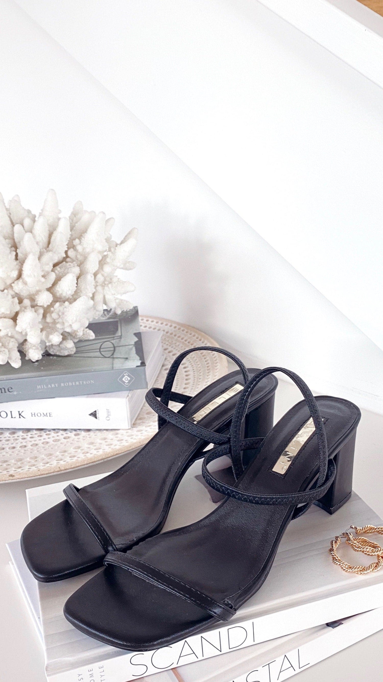 Balton Mule Heels - Black - Billy J