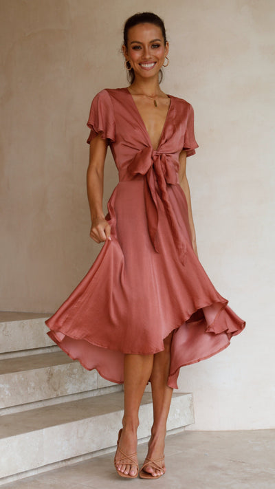 Load image into Gallery viewer, Sunny Daze Dress - Baked Rose
