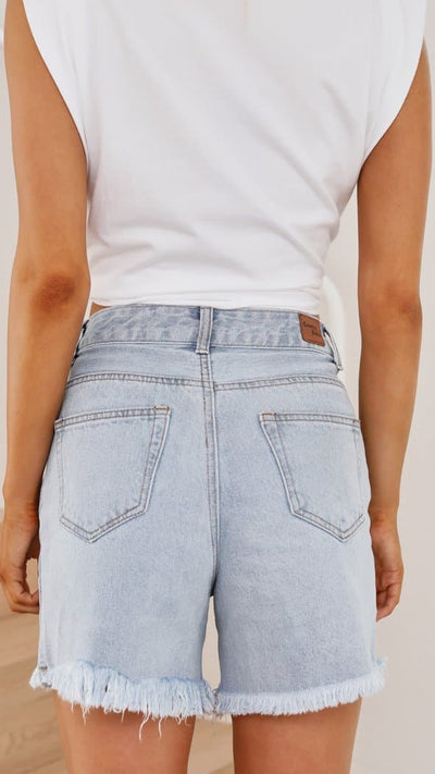 Load image into Gallery viewer, Harlow Shorts - Denim
