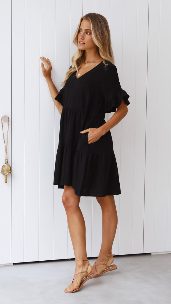Mariah Mini Dress - Black