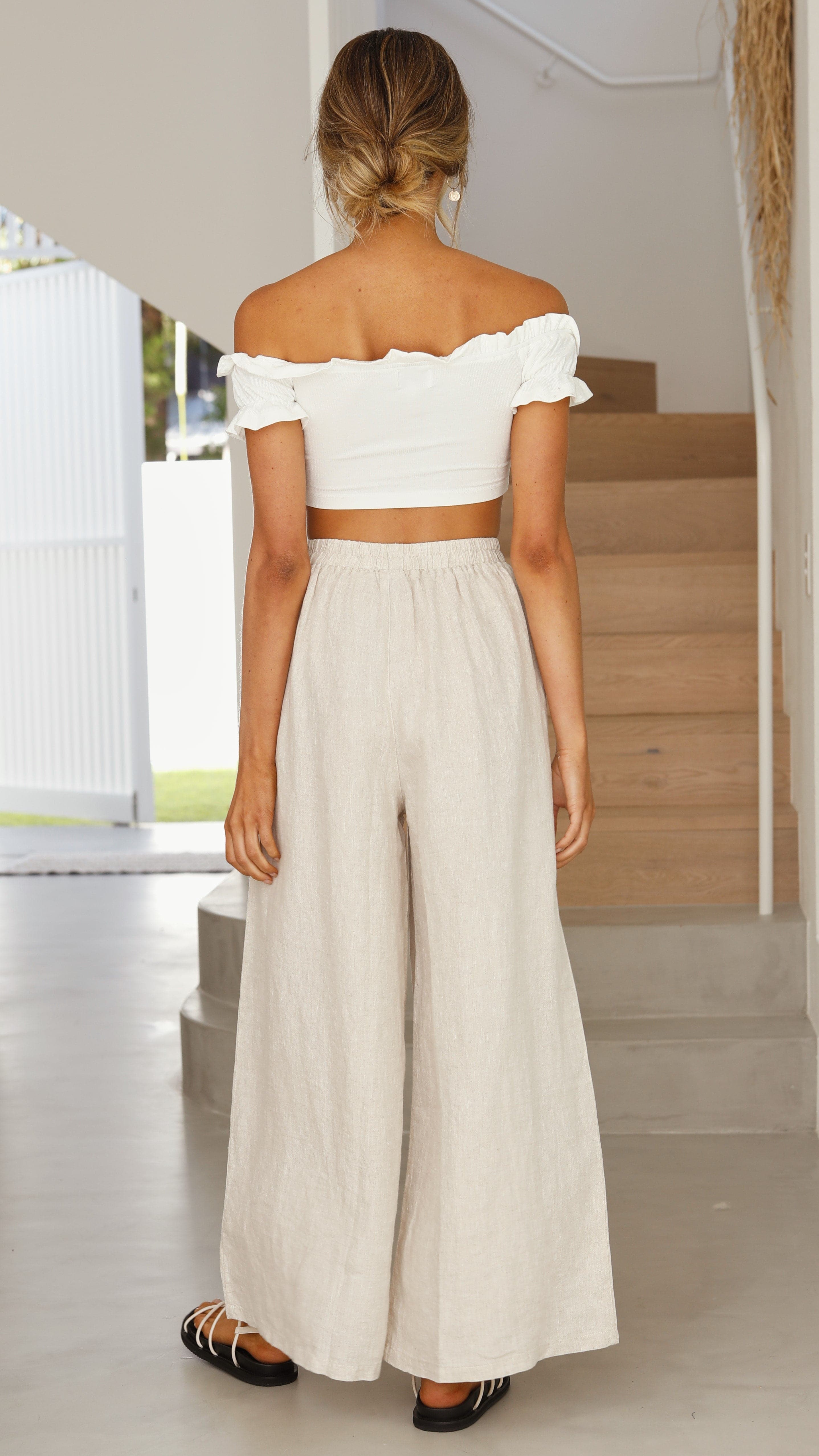 Oceana Pants - Natural - Billy J