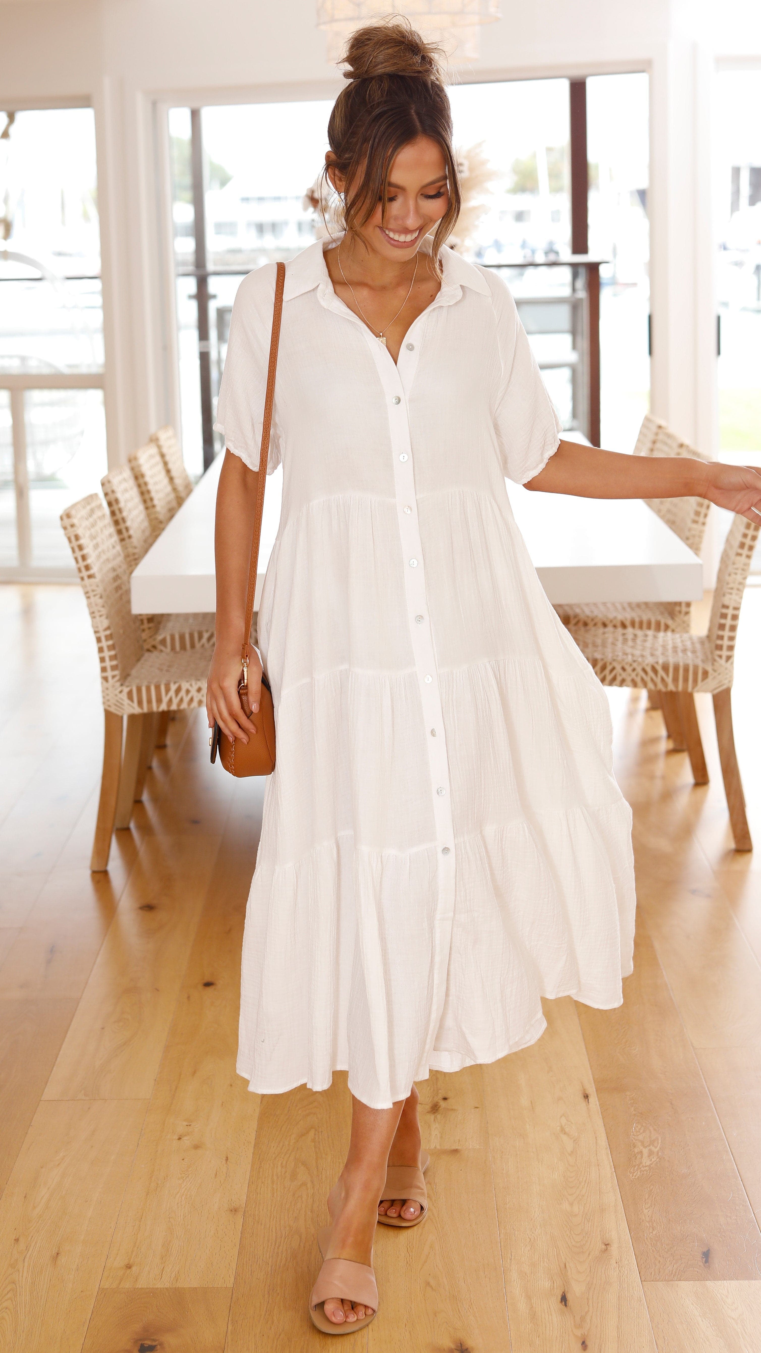 Morgana Dress - White