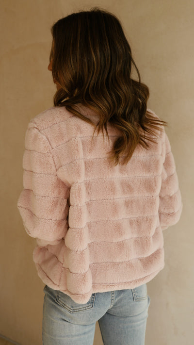 Load image into Gallery viewer, Tully Crop Jacket - Blush - Billy J
