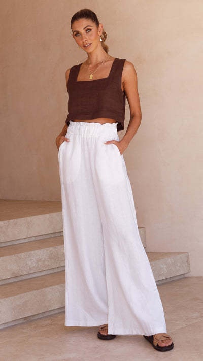 Load image into Gallery viewer, Tillie Crop Top - Chocolate - Billy J
