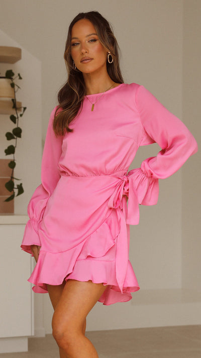 Load image into Gallery viewer, Geneva Dress - Hot Pink
