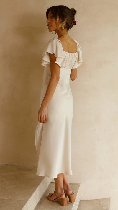 Load image into Gallery viewer, Louisa Midi Dress - Ivory
