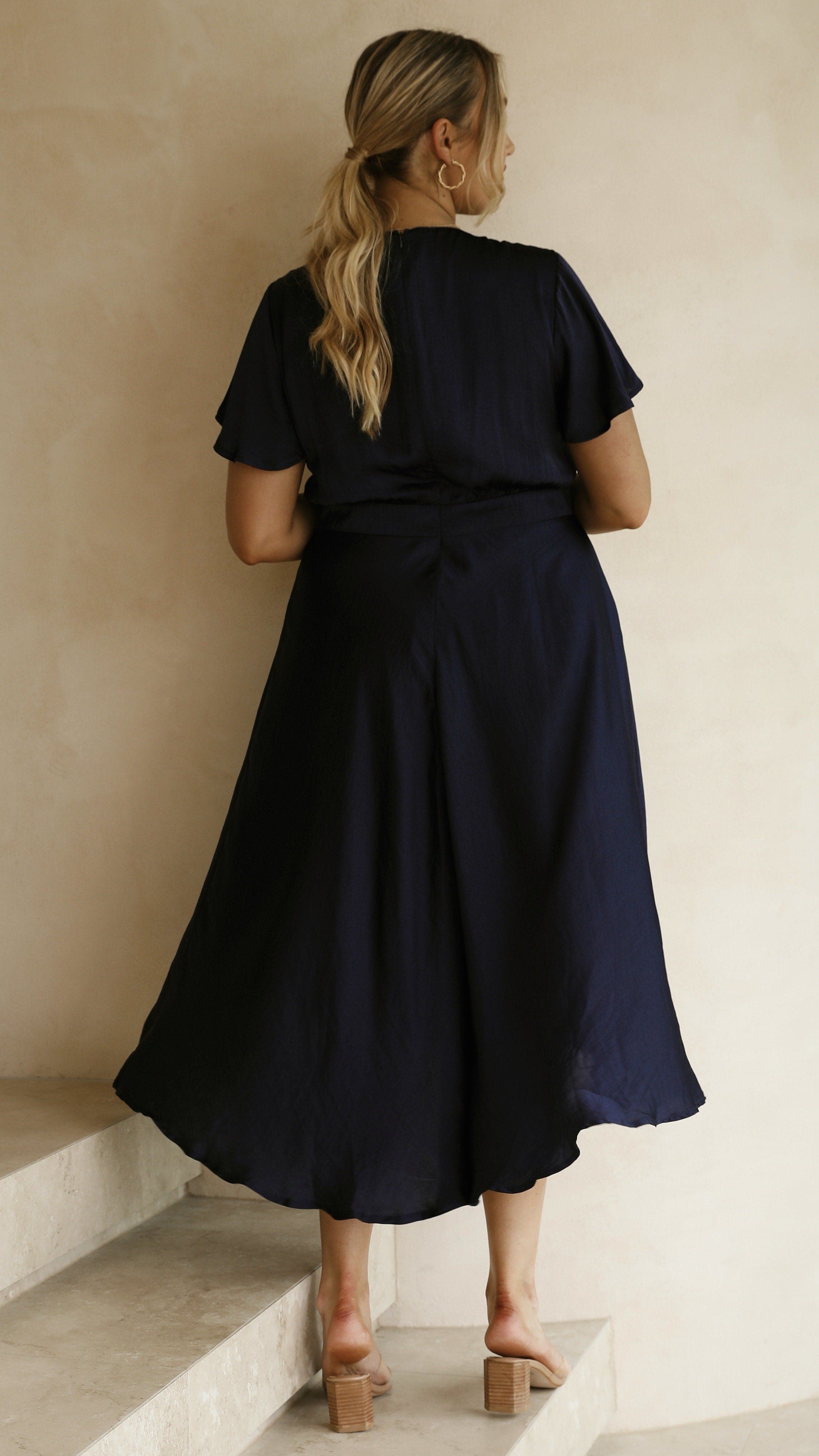 Sunny Daze Dress - Navy - Billy J