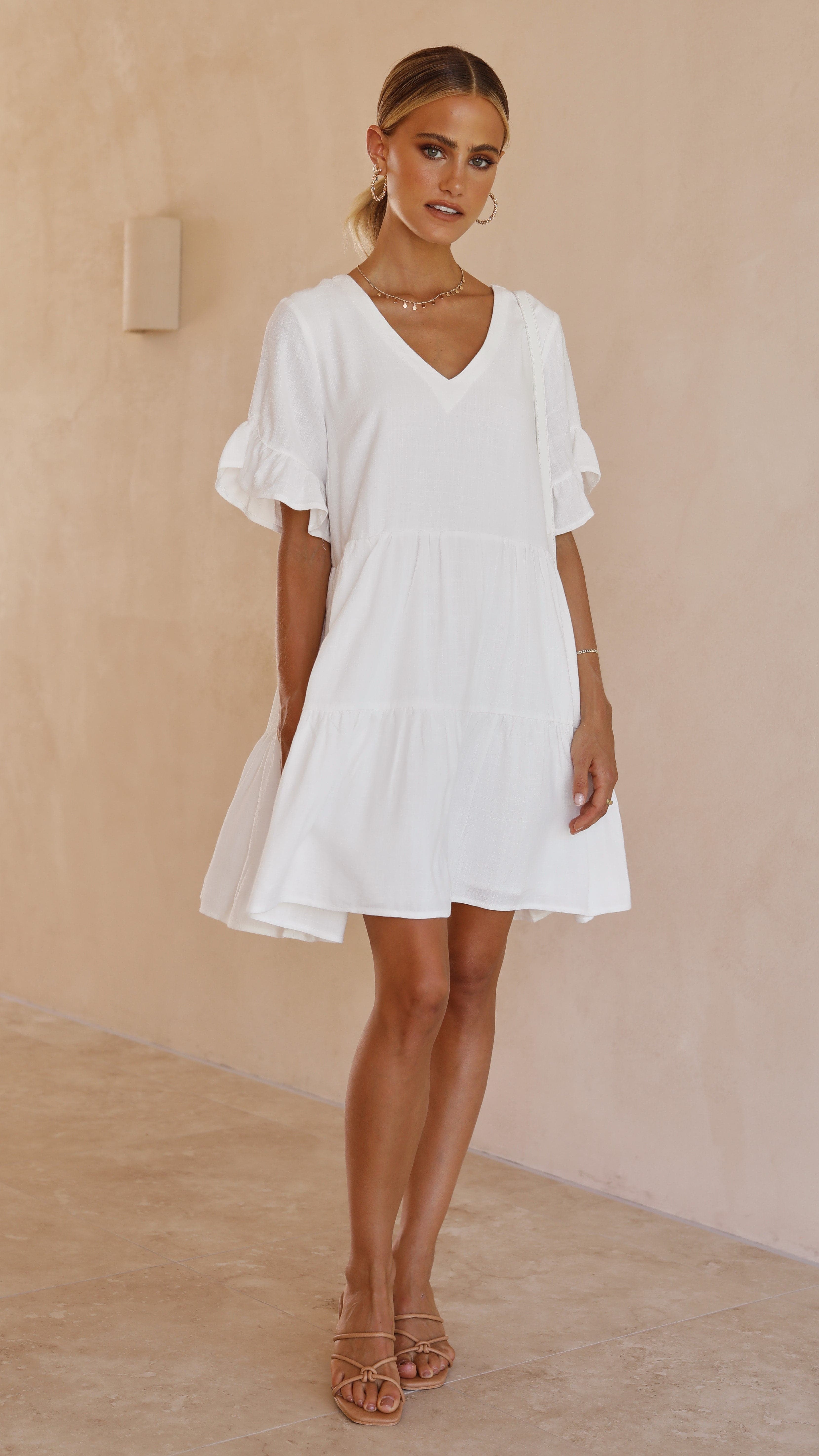 Mariah Mini Dress - White