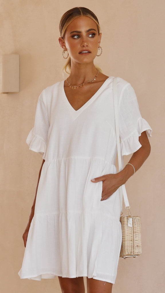 Mariah Mini Dress - White