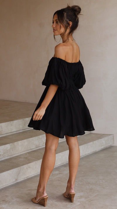 Load image into Gallery viewer, Adi Mini Dress - Black
