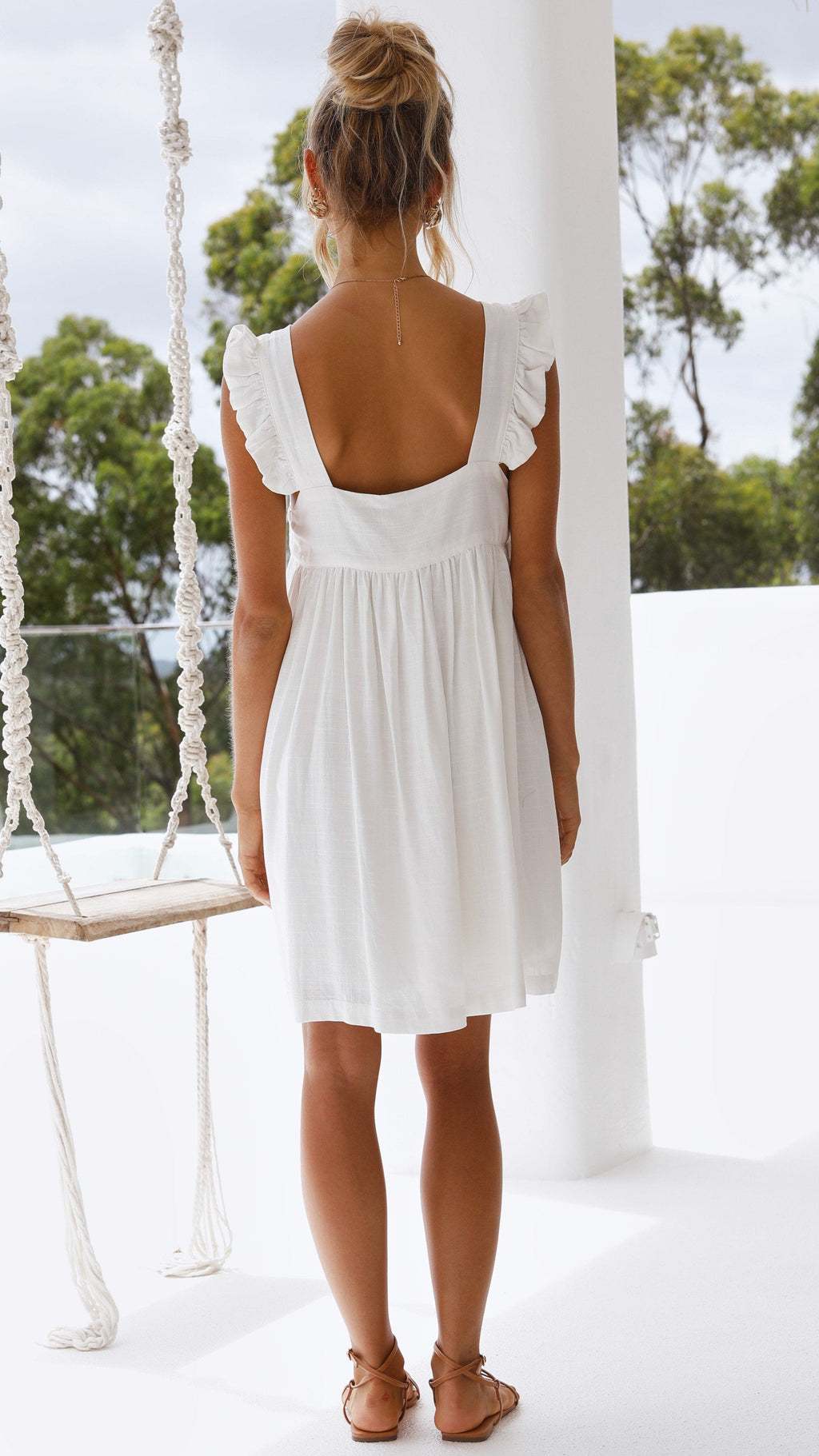 Josifine Dress - White - Billy J