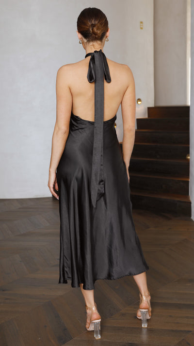Load image into Gallery viewer, Amalia Maxi Dress - Black - Billy J
